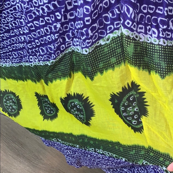 The Territory Ahead Purple and Yellow Women's Skirt size Medium - Picture 2 of 5